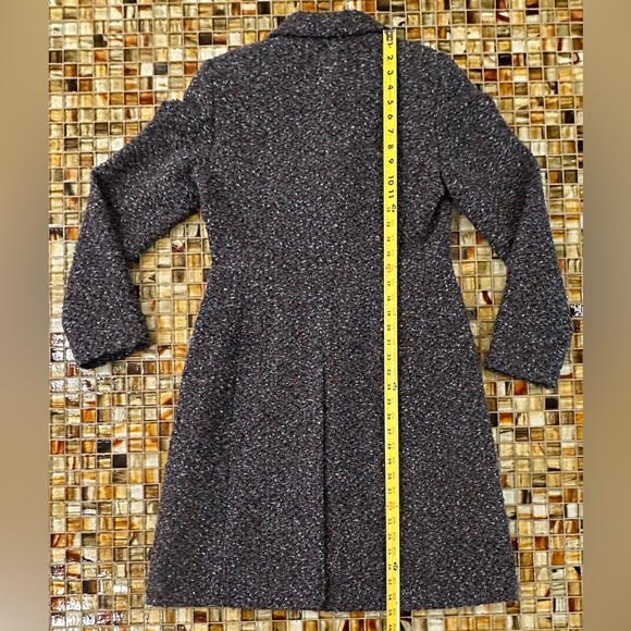 Isabel & Nina Multicolor Fuzzy Textured Full Length Lightweight Coat~Lined~Small - Picture 9 of 16